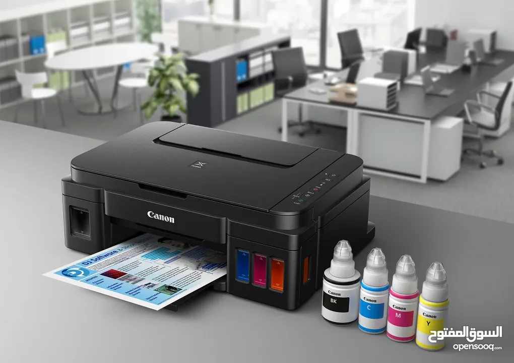 متوفر طابعة كانون طباعه ونسخ و سكان كانون Canon printer G3410 Print Scan Copy