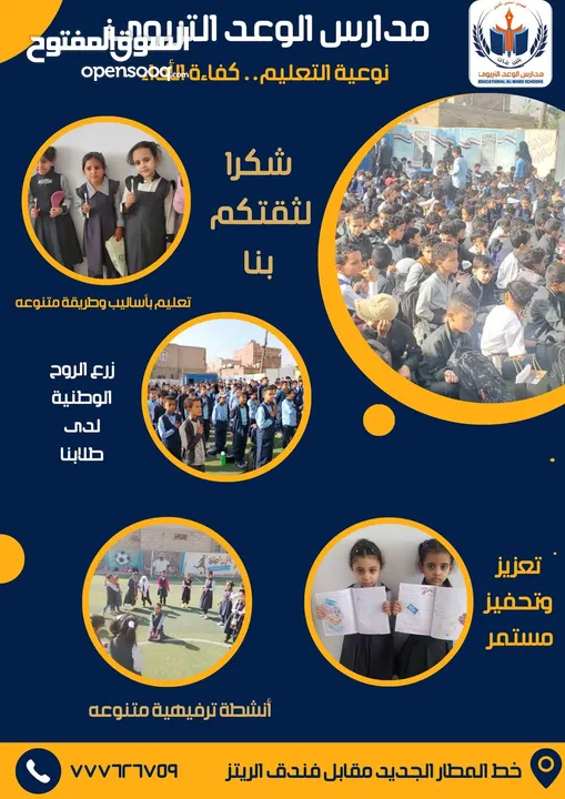 5 اسهم استثماريه للبيع من اصل 45 سهم في مدرسه خاصه (اهليه)