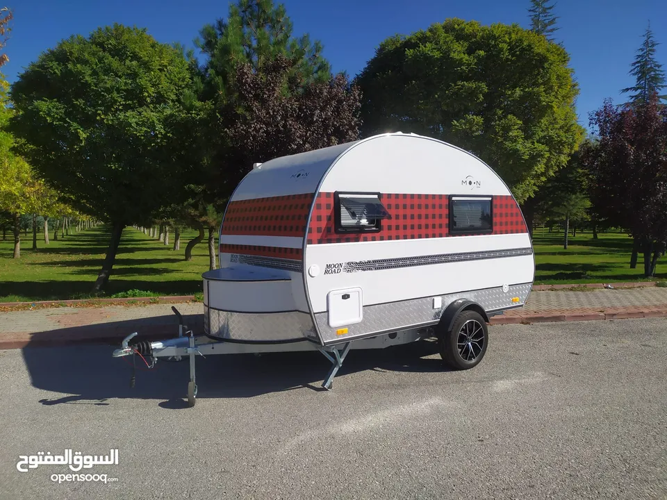 HUNTMENT Luxury Turkish made mini teardrop trailer camper EU Standart for 2 person