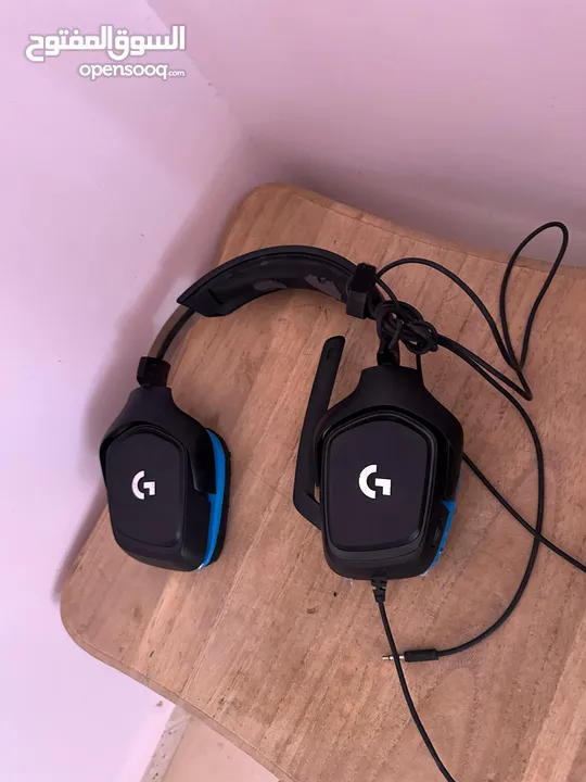 سماعة لوجيتك g432 logitech اصلية بحالة ممتازة جدا صوت نقي ومرتب 7.1 مع جميع المميزات وخامة ممتازة جد