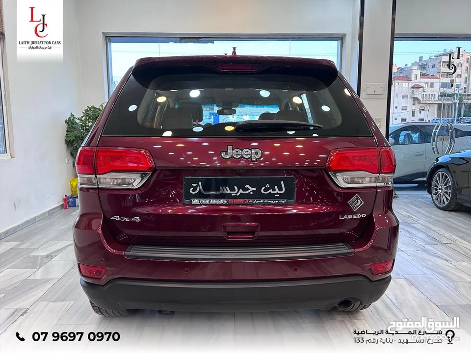 Jeep Grand Cherokee LAREDO V6 3.6L 4x4 2018 جيب جراند شيروكي لاريدو دفع رباعي