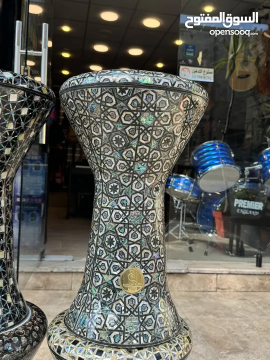 طبله جوهره الفن الصدف الازرق اعلى جوده وأعلى صنف