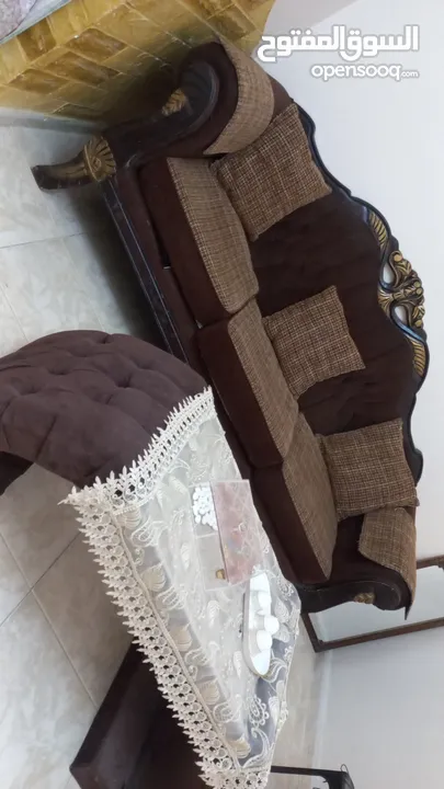 كنب حشب زان  دبل فيس