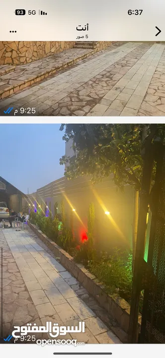 بيت مستقل مكون من طابقين وروف