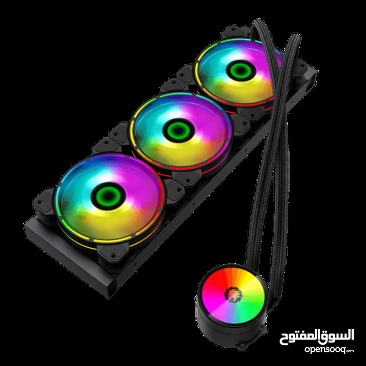 مروحة تبريد مائي كمبيوتر جيمنغ  rgb Ice Chill 360 Water Cooling