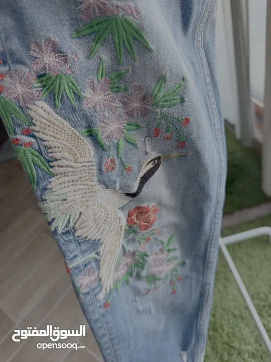Embroidered Jeans