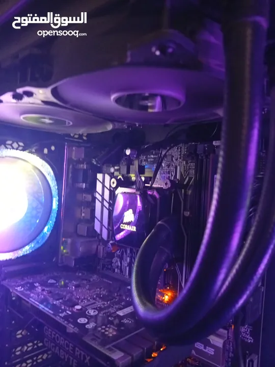 كمبيوتر جيمنغ وحش بلاداء مع rtx 3050 وتبريد مائي مغلق
