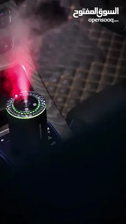 فواحه عطريه الكترونيه لاسلكيه للسياره مع اضائة ونجوم رولزرويس