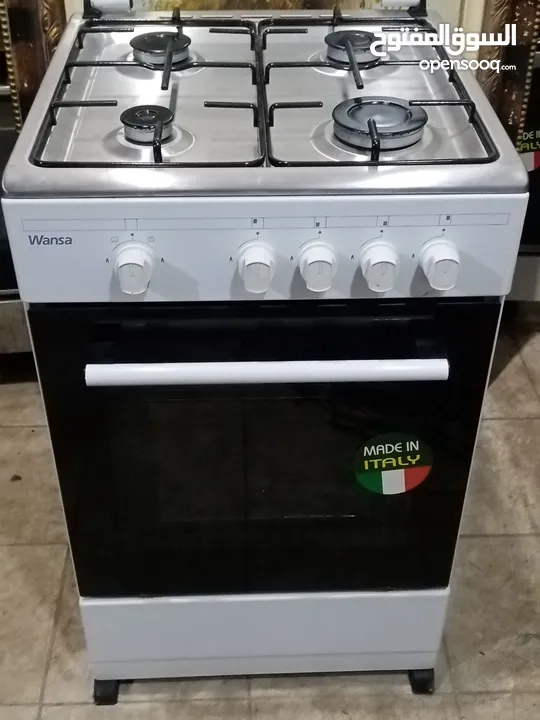 طباخ لاجرمن إيطالي خمسه شعلة مقاس 60×90 إشعال زاتي  استعمال خفيف
