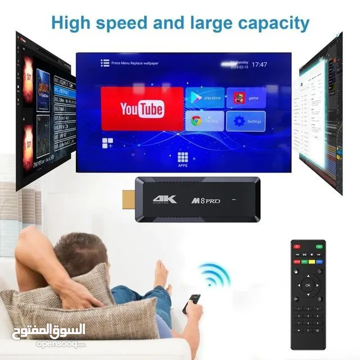 جهاز الالعاب الجديد كليا TV Box Game Stick 2in 1