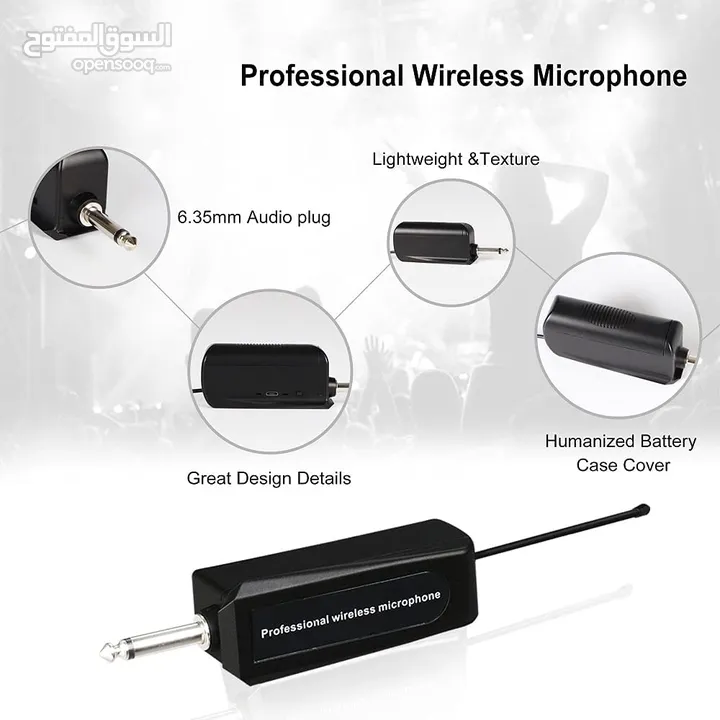 ميكرفون يدوي لاسلكي W-14 Universal UHF Wireless Hand Microphone