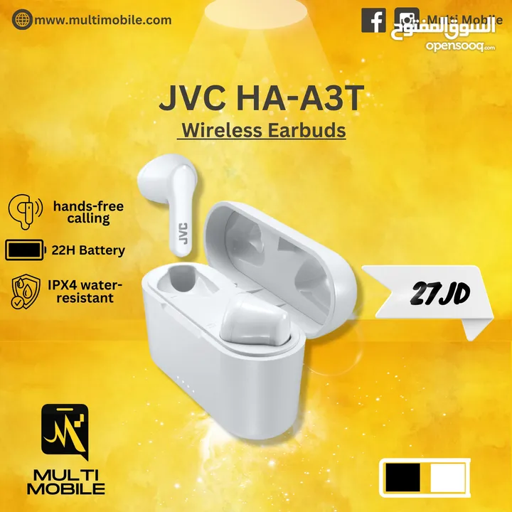 سماعة JVC HA-A3T (جديدة)