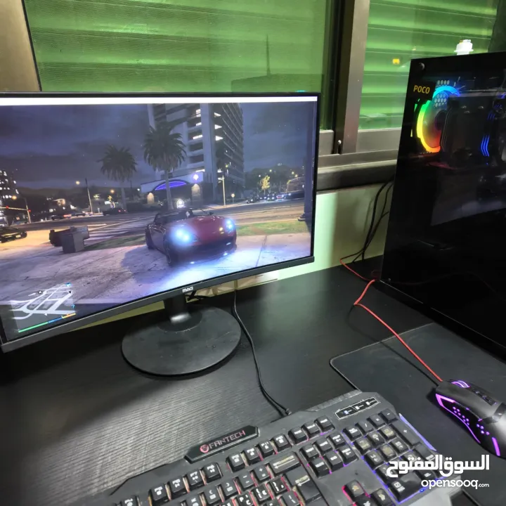 كمبيوتر ألعاب وتصميم احترافي RTX 2060 i7 Gen10 Z490 32GB RAM SSD Gen4