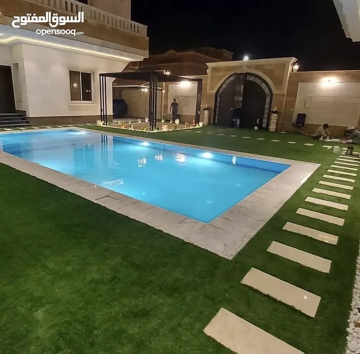 عشب ملاعب / عشب حدائق / عشب مدارس / عشب مزارع / عشب صناعي/ نجيل / تارتان Playground grass