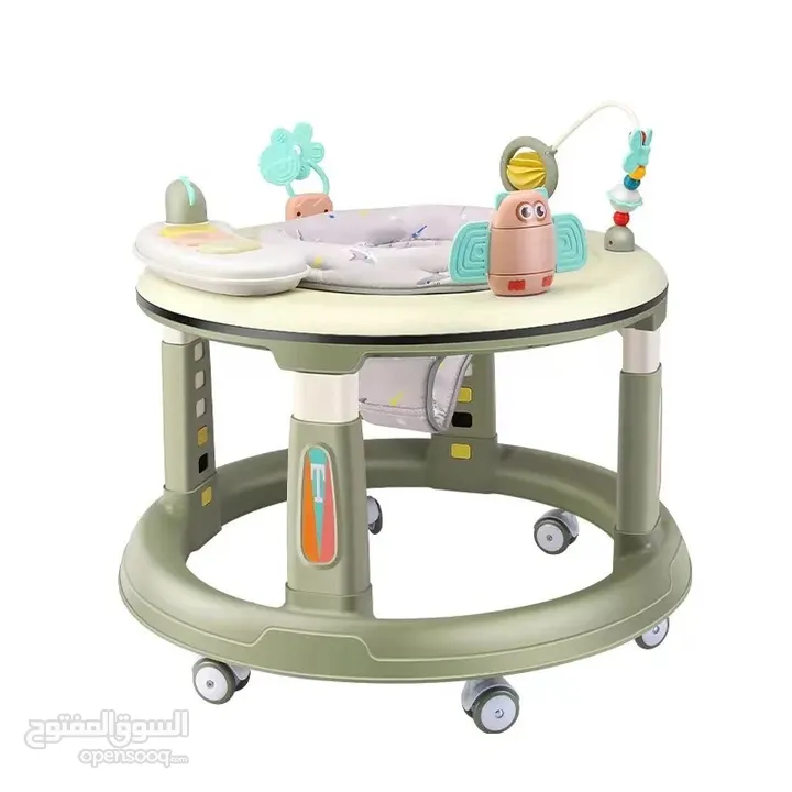 عرض خاص على مشّاية الأطفال الذكية 360 درجة من Island Toys مع اضاءة على الدائرة العلويه للكراجة