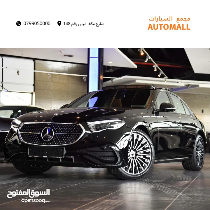 مرسيدس اي كلاس مايلد هايبرد نايت بكج 2024 Mercedes E200 Mild Hybrid AMG Line Night Package