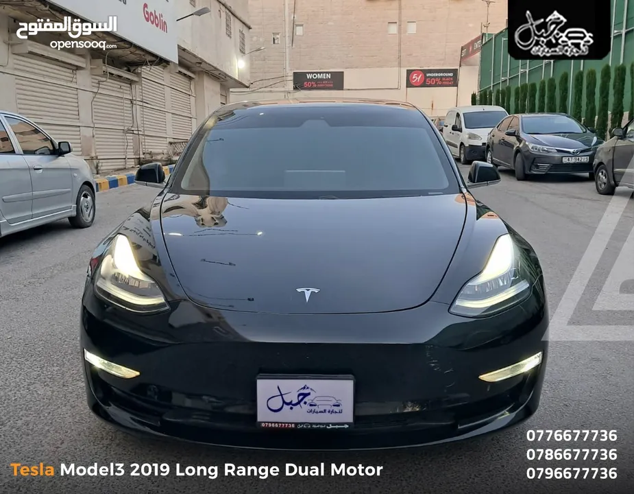 تيسلا 3 2019 لونج رينج Dual Motor كاش او اقساط