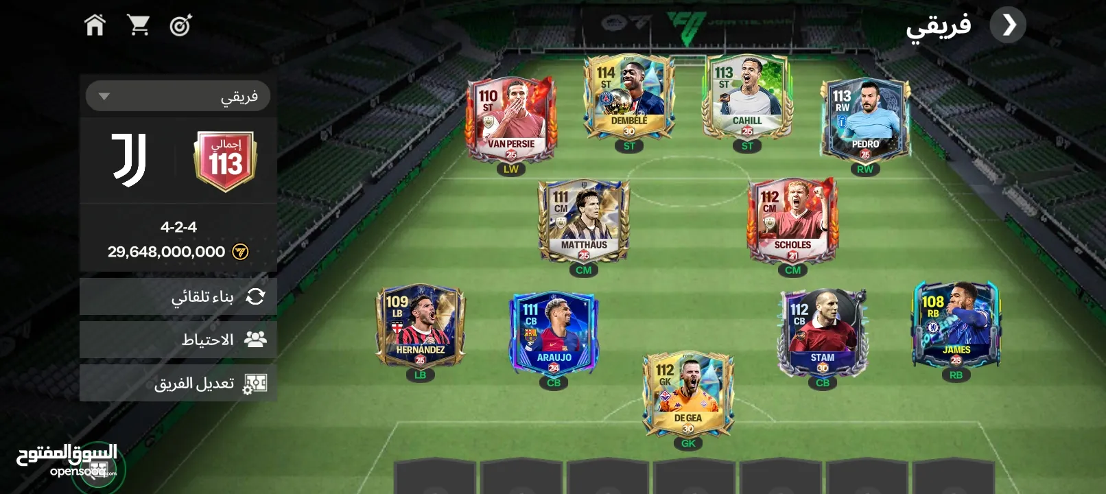 حساب فيفا إجمالي 113