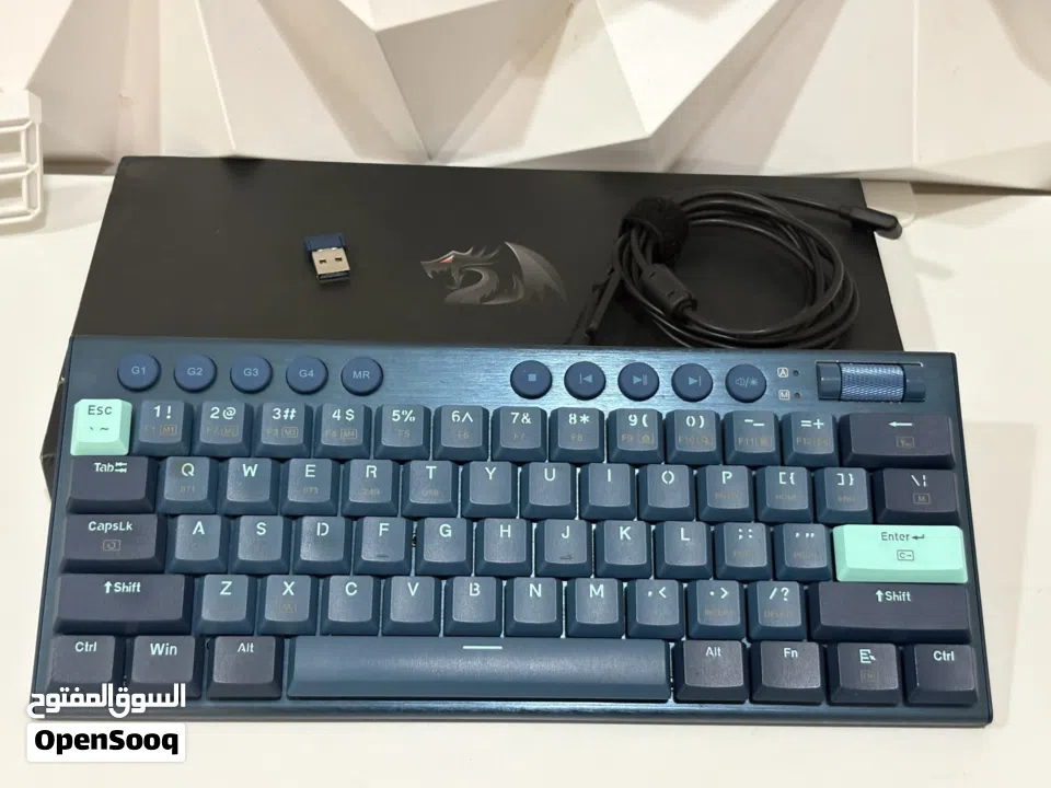 للبيع ماوس لوجيتيك g703 وكيبورد ريدراغون وماوس باد ديفو