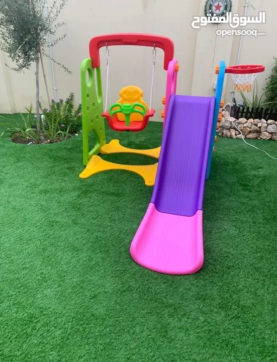 swing slide playground mat