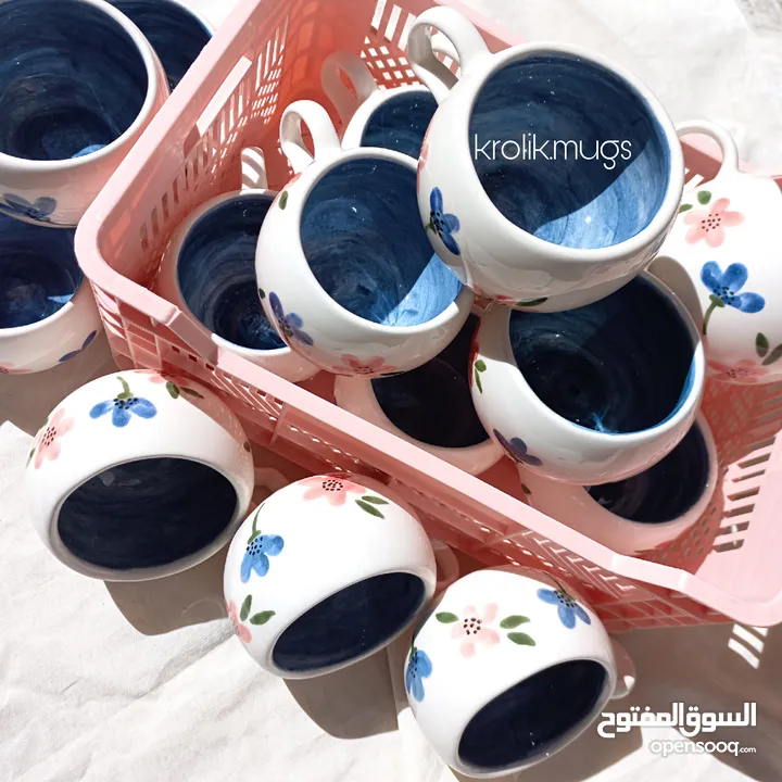 el yapimi sermicأكواب سيراميكيه صناعة يدوية بجودة عالية وتصاميم فريدة handmad ceramic mug iran