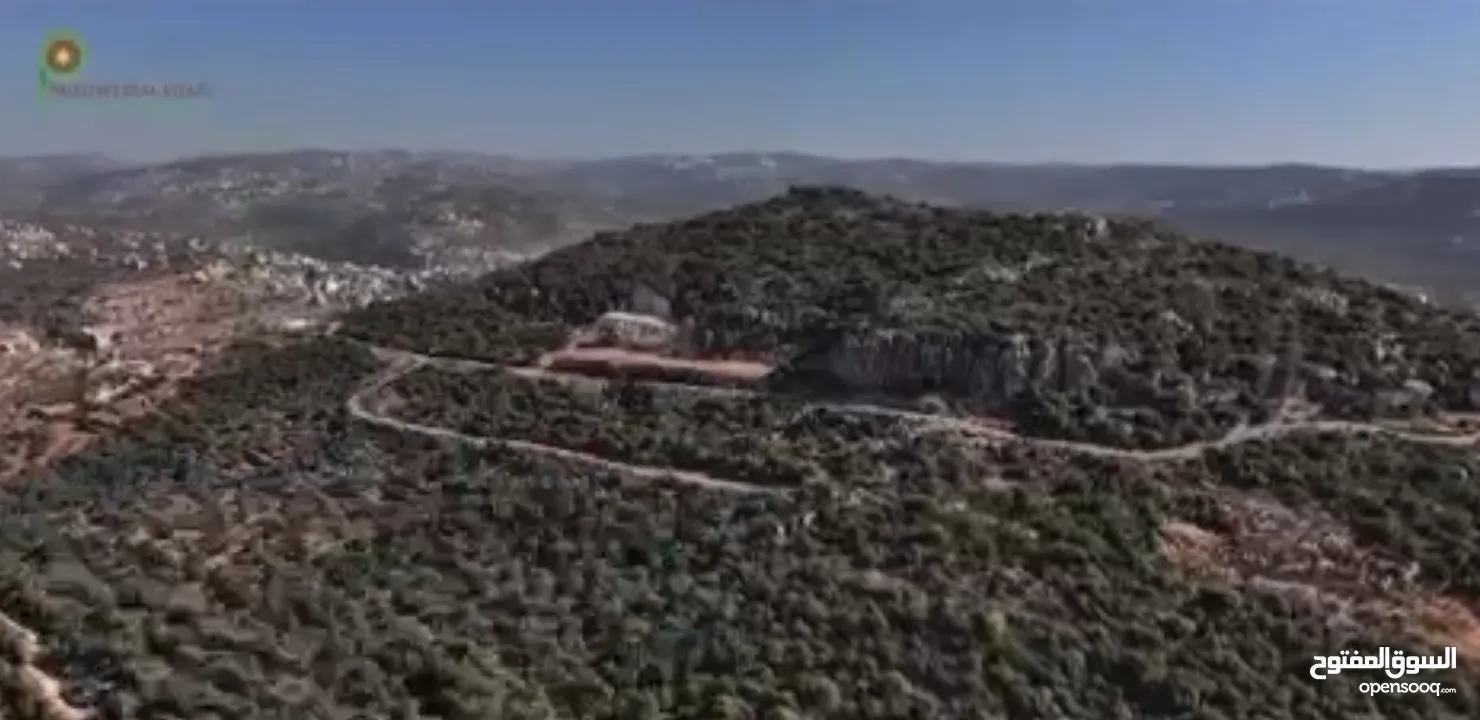 أرض مطلة كفر عين مجرفة جاهزة واصل شوارع وخدمات