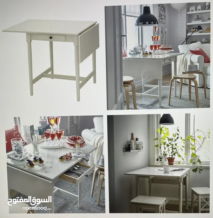 كراسي ومكتب وطاولة من ايكيا ikea