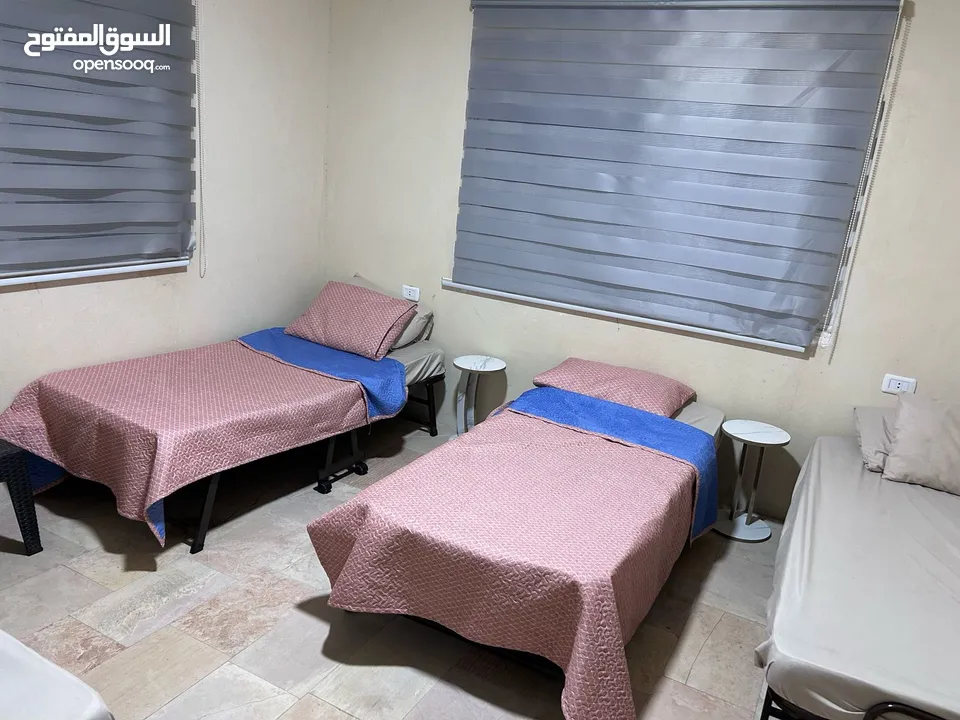 شالية للايجار طريق البحر الميت