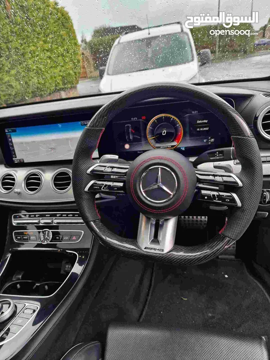 عجلة قيادة من الكربون لمرسيدس W205 W213 W177 W222 AMG GT يوجد لدينا جميع قطع غيار وتعديل وكتات تعديل