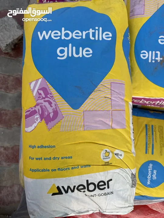 Weber Tile Glue 25KG  غراء البلاط ويبر 25 كيلو