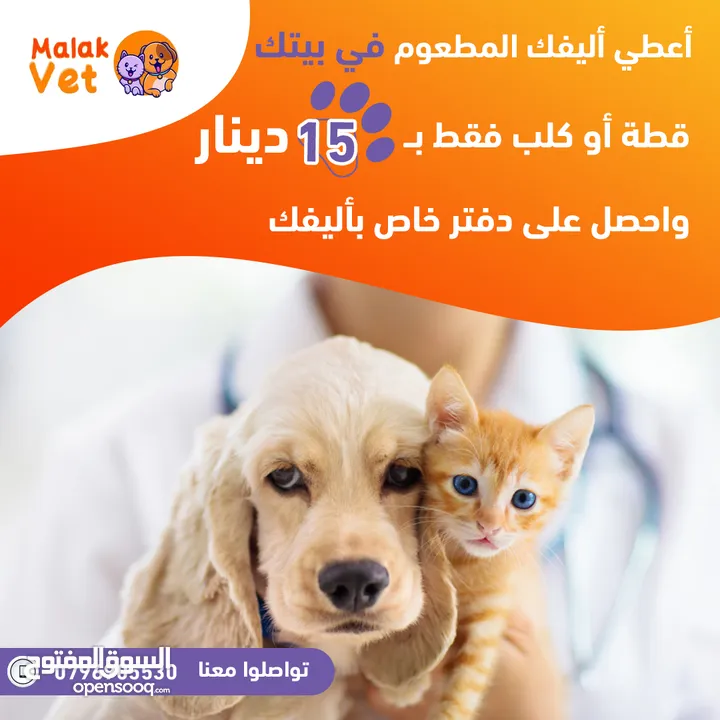خدمات بيطرية متكاملة للحيوانات الاليفة