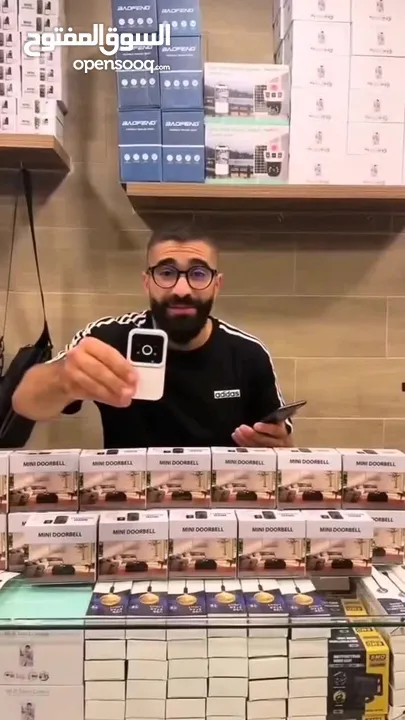 جرس الباب الذكي مع كاميرا راقب باب منزلك بسهولة عبر هاتفك جرس باب مزود ب كاميره WIFI