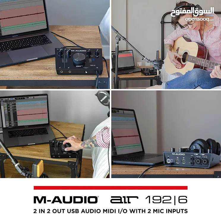 M-Audio AIR 192x6 USB C MIDI Audio Interface