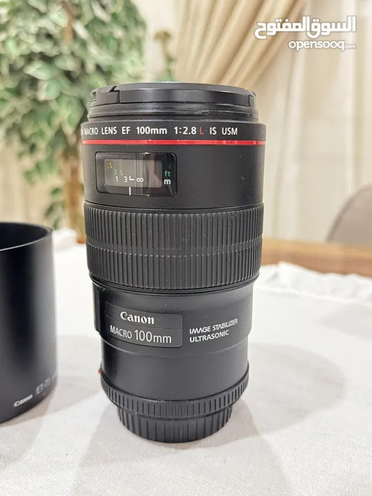 للبيع كانون r6 وعدسة مايكرو كانون 100mm