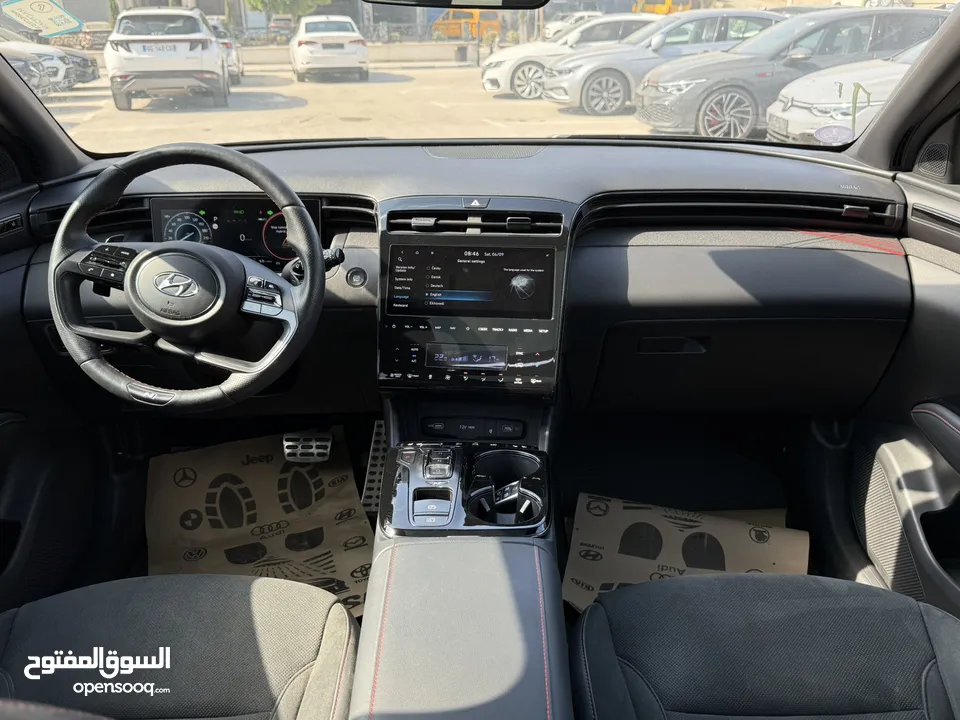 هونداي توسان NLine ترخيص 2022 محرك 1600 هايبرد plug in/يقطع على الشحنه 65 كيلو متر