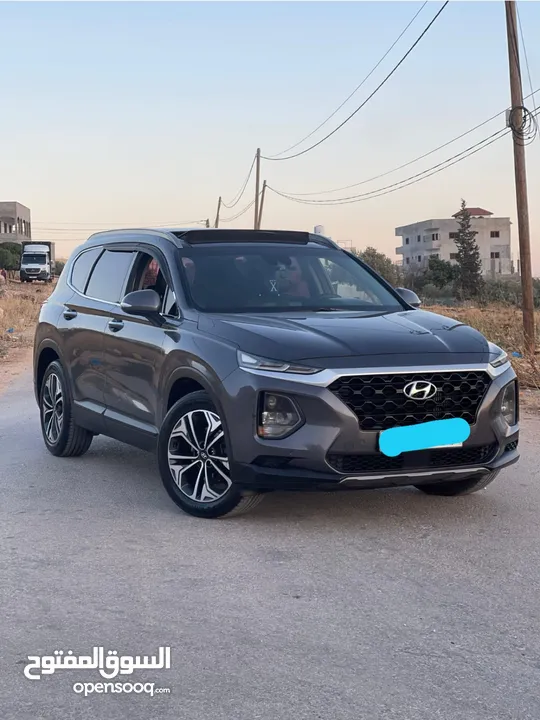 هونداي سنتافيه  2019 ترخيص 2018 فل مسكر