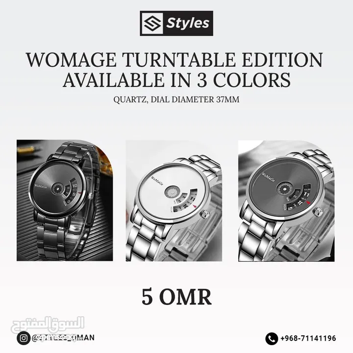 WOMAGE brand new Scale design watch NOW AVAILABLE