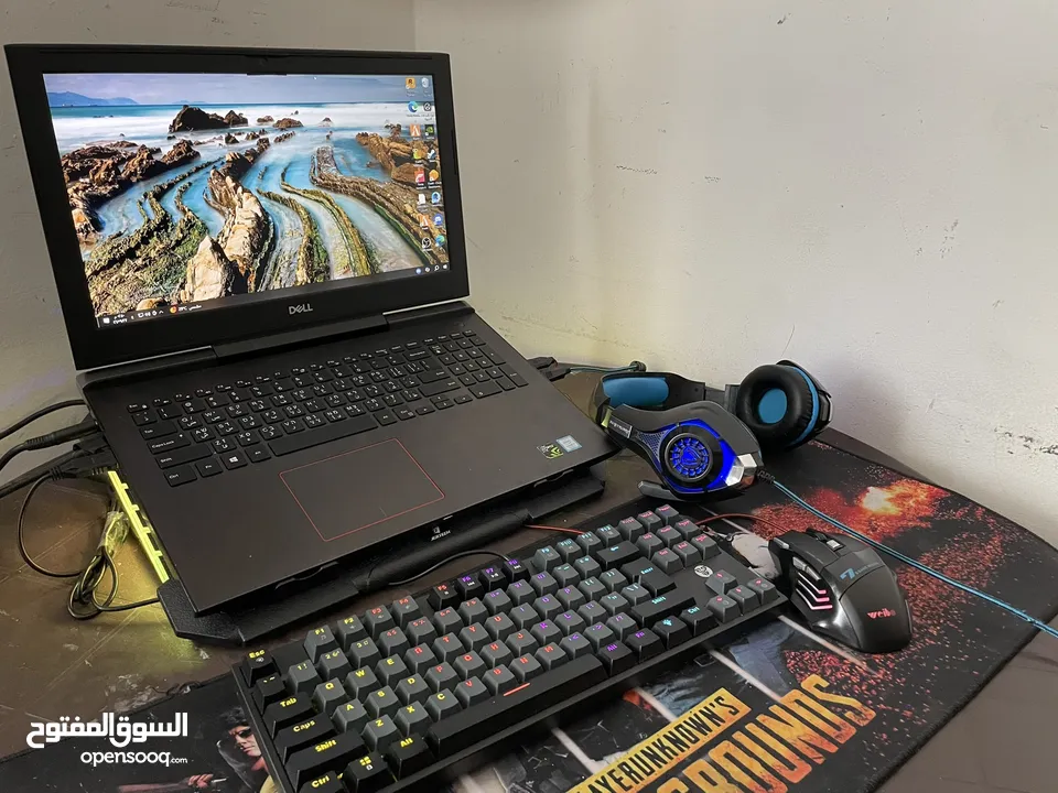 لابتوب ديل جيمنج مستعمل نظيف لاصحاب التصميم ومحبين الجيمنج