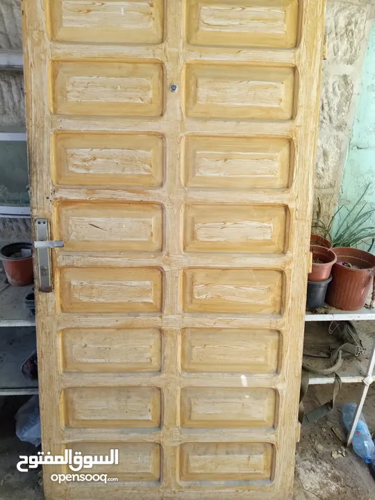 باب خشن ثقيل زان نظيف كامل مع الحلق للبيع