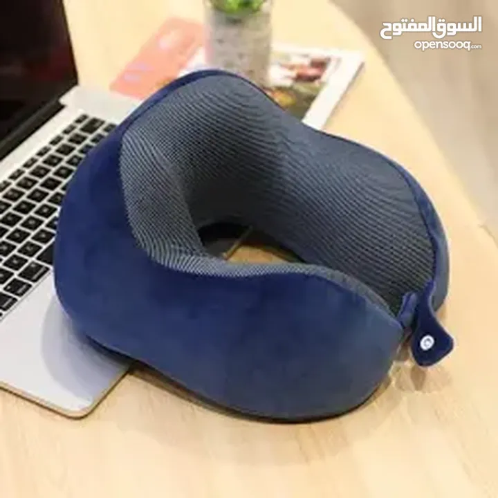 مخدة سفر فوم طبية لراحة الرقبة اثناء السفر مخده رقبه وساده رقبة الاصليه