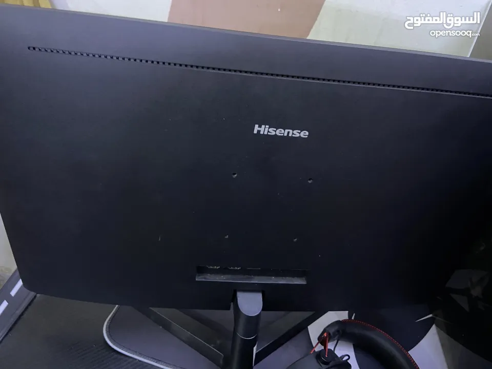 شاشه Hisense  للبيع شكد تنطيني سعر اخذها الك 165 هيرتز 1080P IPS