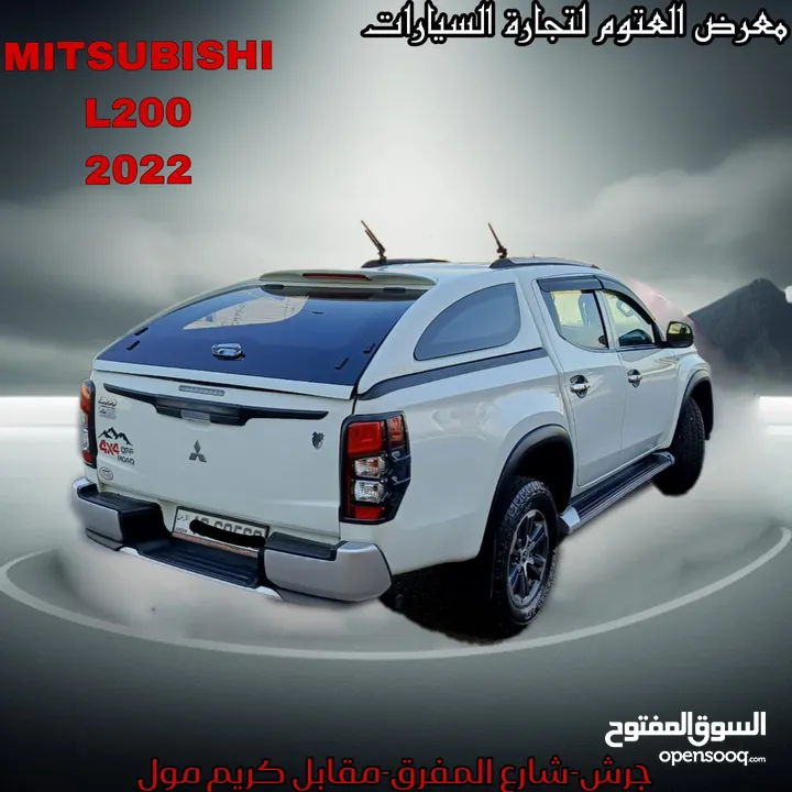 بيك أب ميتسوبيشي 2022 L 200  4*4 فحص كامل /جير عادي/ يمكن التمويل عن طريق المعرض بدفعة اولى 8000الف