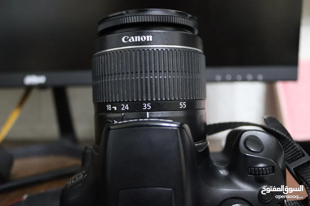 كاميرا كانون( canon) 1300D wifi بسعر مغري جدا+ عدسة 75-300 جديدة