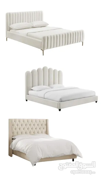 Custom made Queen size bed in any color and design 40% of 750 dirhum