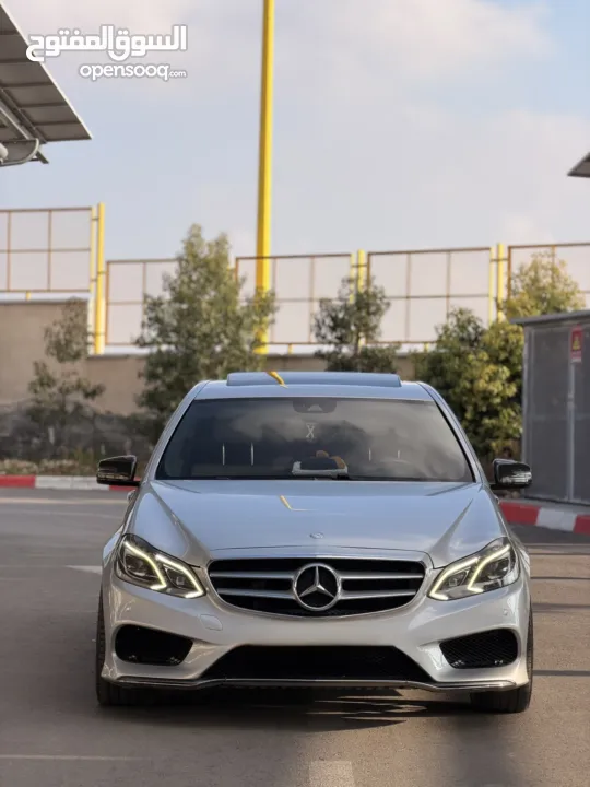 Mercedes E350d 2015 AMG بحالة الوكالة  متور 3.0 ديزل 6 سلندر