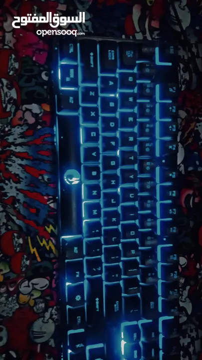 "عيش تجربة اللعب الكاملة مع كيبورد RGB بإضاءة متغيرة وتحكم كامل"