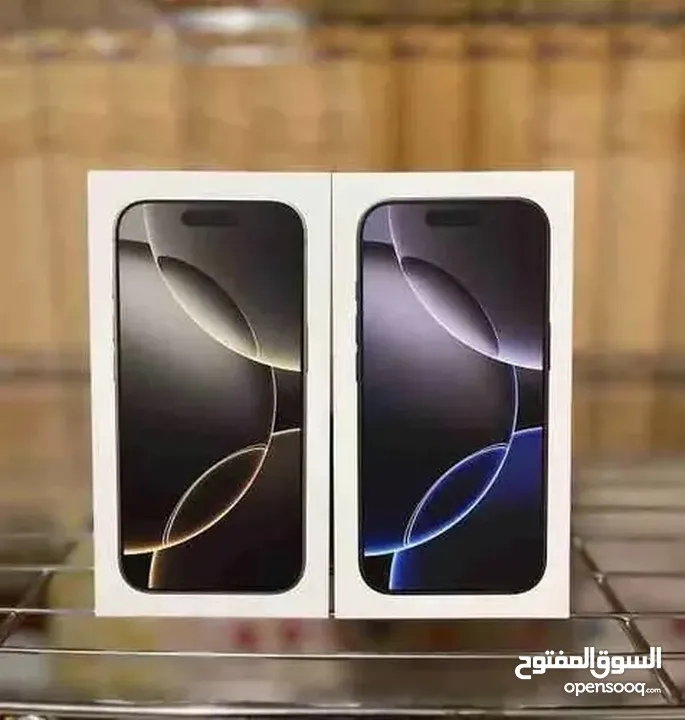 iPhone 16 pro  جديد كفالة الوكيل الرسمي في الأردن (128GB/256GB)