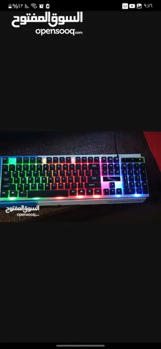 كيبورد وماوس rgb ممتازين جدا وسعر ولاه بل خيال ودفع عند الاستلام شوف الوصف في كل التفاصيل