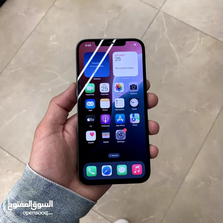 ايفون 12 برو ماكس 256 gb شرق اوسط مستخدم بحالة الوكالة وضعه فوق الممتاز للبيع