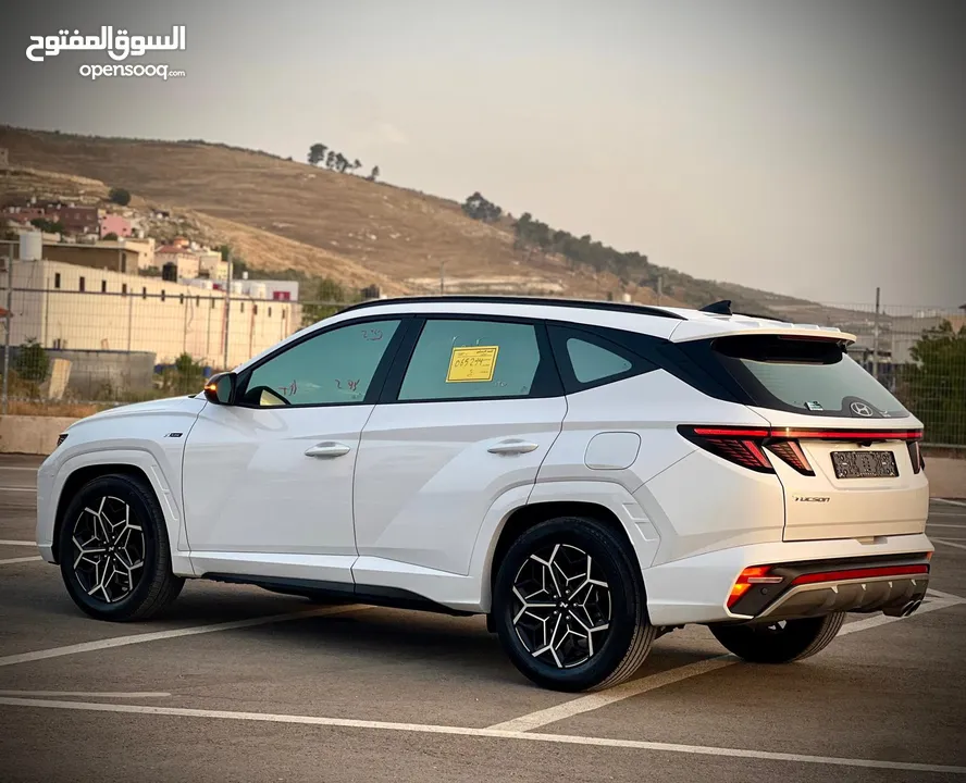 هونداي توسان  N-LINE  فل بدون فتحة  2x4 ///240Hp بنزين + كهرباء  2022/ ( Haybrid) 1600cc